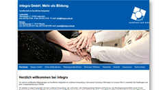 Desktop Screenshot of integra-reha.de